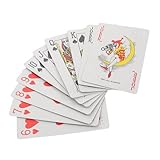 KAILIKETIY Braille Spielkarten für Blinde und Sehbehinderte Taktile Karten mit Erhabener Blindenschrift Komfortable Barrierefreies Kartenspiel für Senioren Lernen