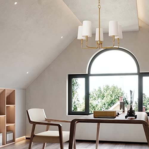 Homebelife HBL022 Chandelier, Brushed Brass thumb #5