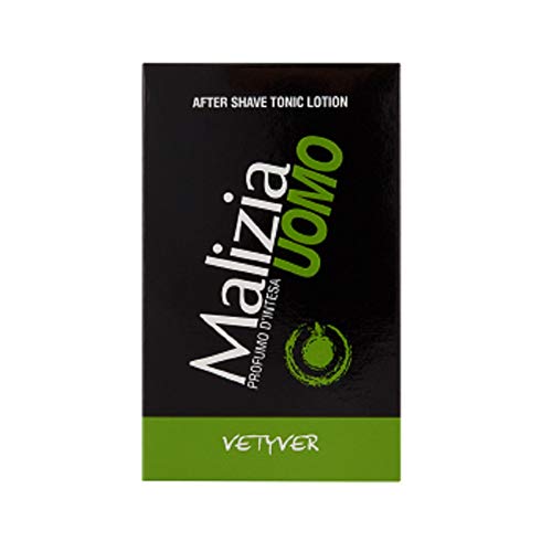3x Malizia UOMO Vetyver After shave 100ml Tonic Lotion Rasierwasser Kölner Wasser