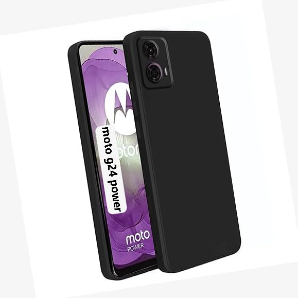COBERTA Back Cover for moto g24 power Back Cover Case - Black Silicon (B0CV5SFRQY) Amazon Price History, Amazon Price Tracker