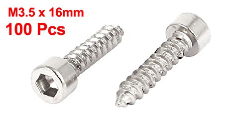 Tornillos autoperforantes hexagonales M3.5x16mm acero inox miniatura 2