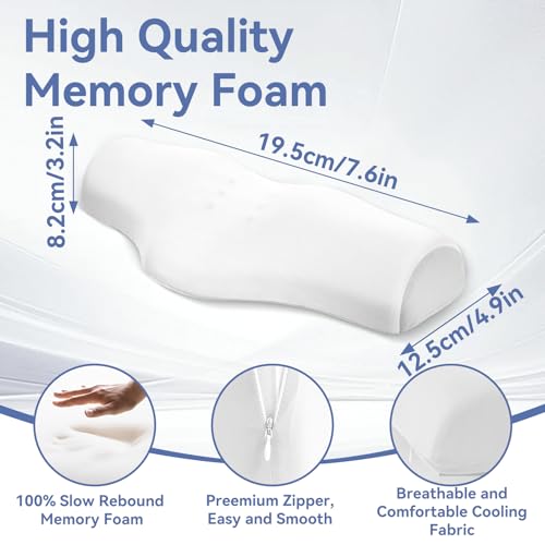 Almohada de espuma viscoelástica para masaje de cuello miniatura 5