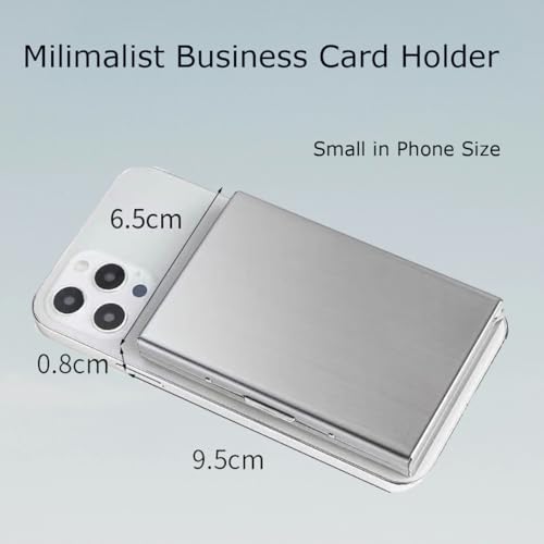 Custom Personalized RFID Credit Card Holder Stainless Steel Cards Wallet Business Card Holder Customized Name Logo for Women Men Gift Box4