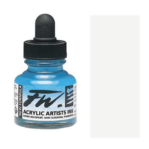 Daler Rowney FW White ink 1 oz bottle