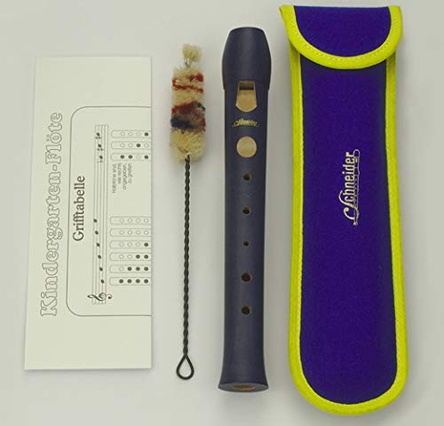 Zoundhouse - Flûte à maternité - Bleu pastel avec essuie-glace + tableau de préhension