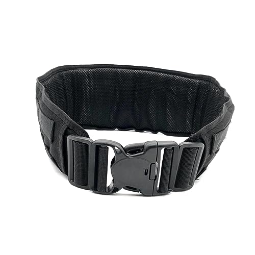 Web Belt for Men Women Durable Nylon Utility Belt with Hook Loop Fastener Load Bearing Design for Outdoor Activities Everyday Use Black2