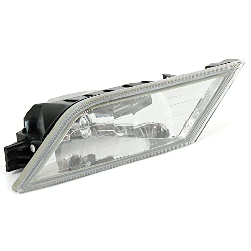 Hecasa Fog Lights Lamps Compatible With 2011-2013 Honda Odyssey Replacement Assembly Fog Lamps With Bulbs & Wiring Harness & Switch Kit Chrome Housing Clear Lens #TOP1