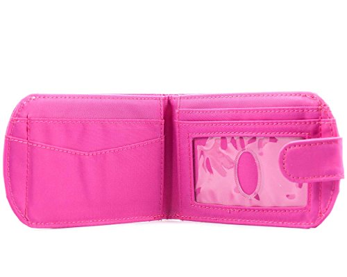 Big Skinny Women's Taxicat Bi-Fold Slim Wallet, Holds Up To 25 Cards, Fuchsia #TOP4
