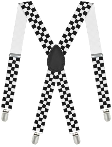 Image of Dibi Suspenders for Men - Adjustable X back Suspender with 4 Strong Clips