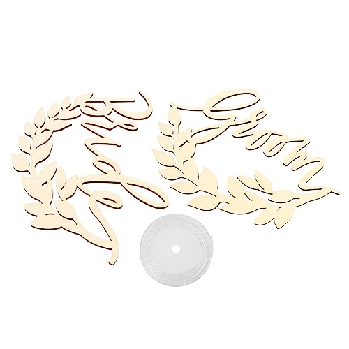 Décoration de chaise de mariage suspendue : pendentifs bois bohème chic