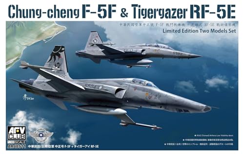 Avion de chasse F-5F et RF-5E AFV Club 1/48 : la finesse du dispositif Œil de Tigre
