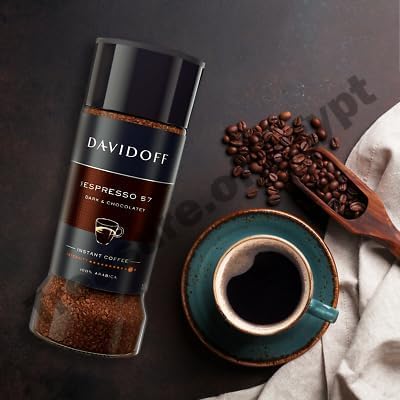 Image of Dryfruit mart Daviddoff Espresso 57 Instant Coffee 100% Arabica Box, 90g