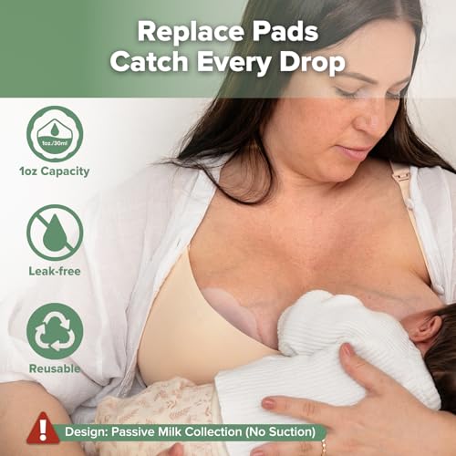 Image of haakaa Petal Soft Silicone Milk Collector for Breastfeeding - 2PCS | Discreet Leak-Protection Breast Milk Saver, Reusable Breast Shells Milk Collection Cup for Breastfeeding with Cleaning Brush