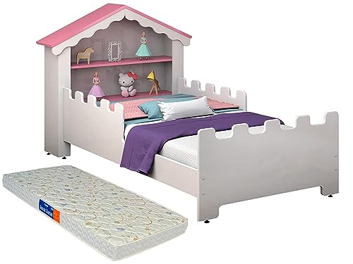 Cama Infantil Castelo Princesa Com Colchão