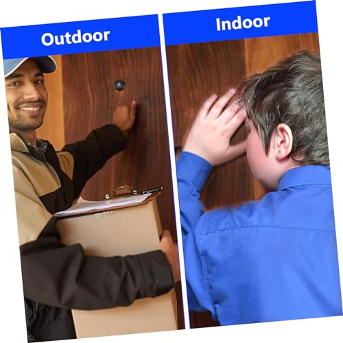 Mirilla de puerta de gran angular NUOBESTY con lente óptico de alta definición, rosca fina y durabilidad para seguridad en el hogar miniatura 4