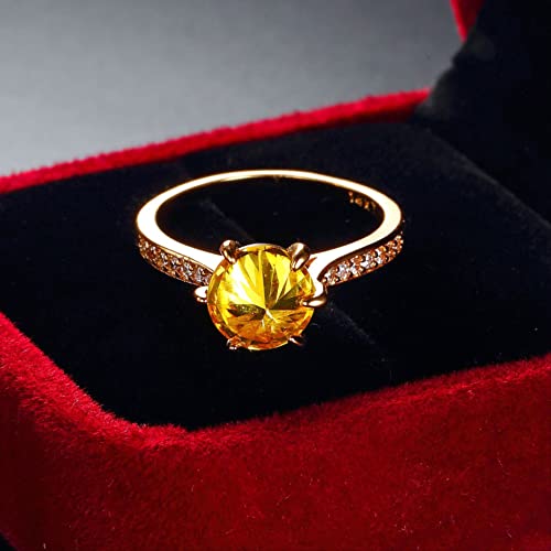Bague de Pierres précieuses Topaz en argent massif certifié - 2
