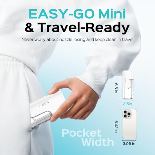 Image of COSLUS T40 Mini Water Flosser for Travel, Portable Compact Design