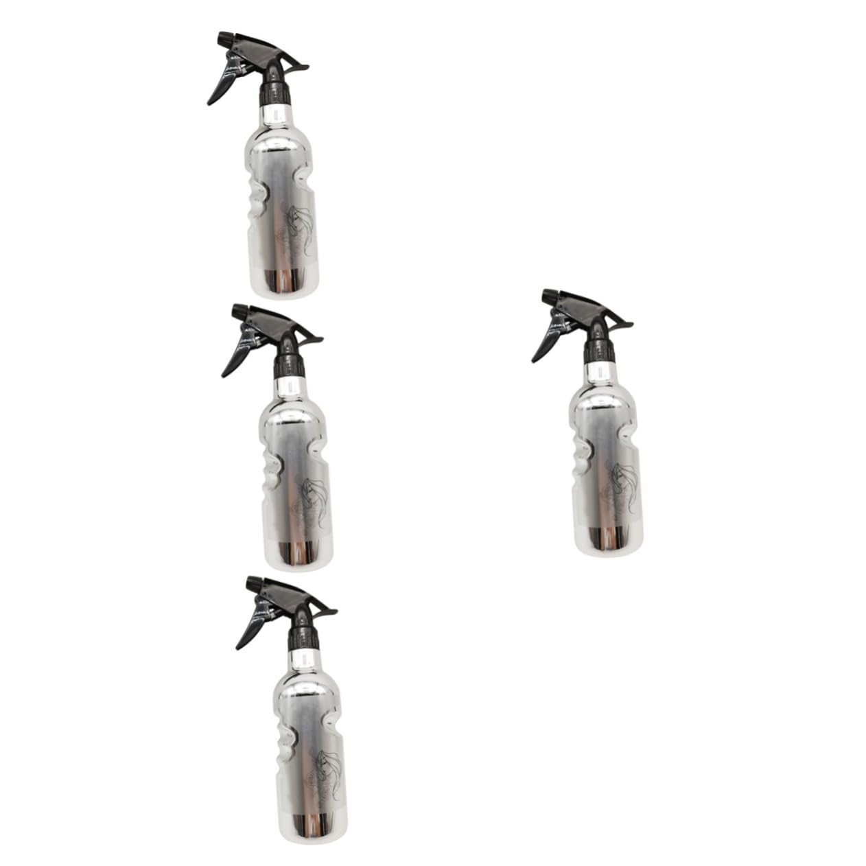 Beaupretty 4 Pièces Vaporisateur Pour Salon De Coiffure Barbier Bouteille Brumisateur D'eau Vaporisateur Rechargeable Pulvérisateur De Voyage Arrosoir Plastique Arroseur Remplissage