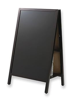 お店の看板に　耐風転倒防止ブラックボードマルチ機能両面ボード Amazon.co.jp: アスカ 転倒防止ボード 両面 M ブラックボード