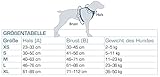 Kurgo Tru-Fit Smart Hundegeschirr, Mit gepolstertem Brustteil und D-Ring, Inklusive Autosicherheitsgurt, Größe M, Schwarz
