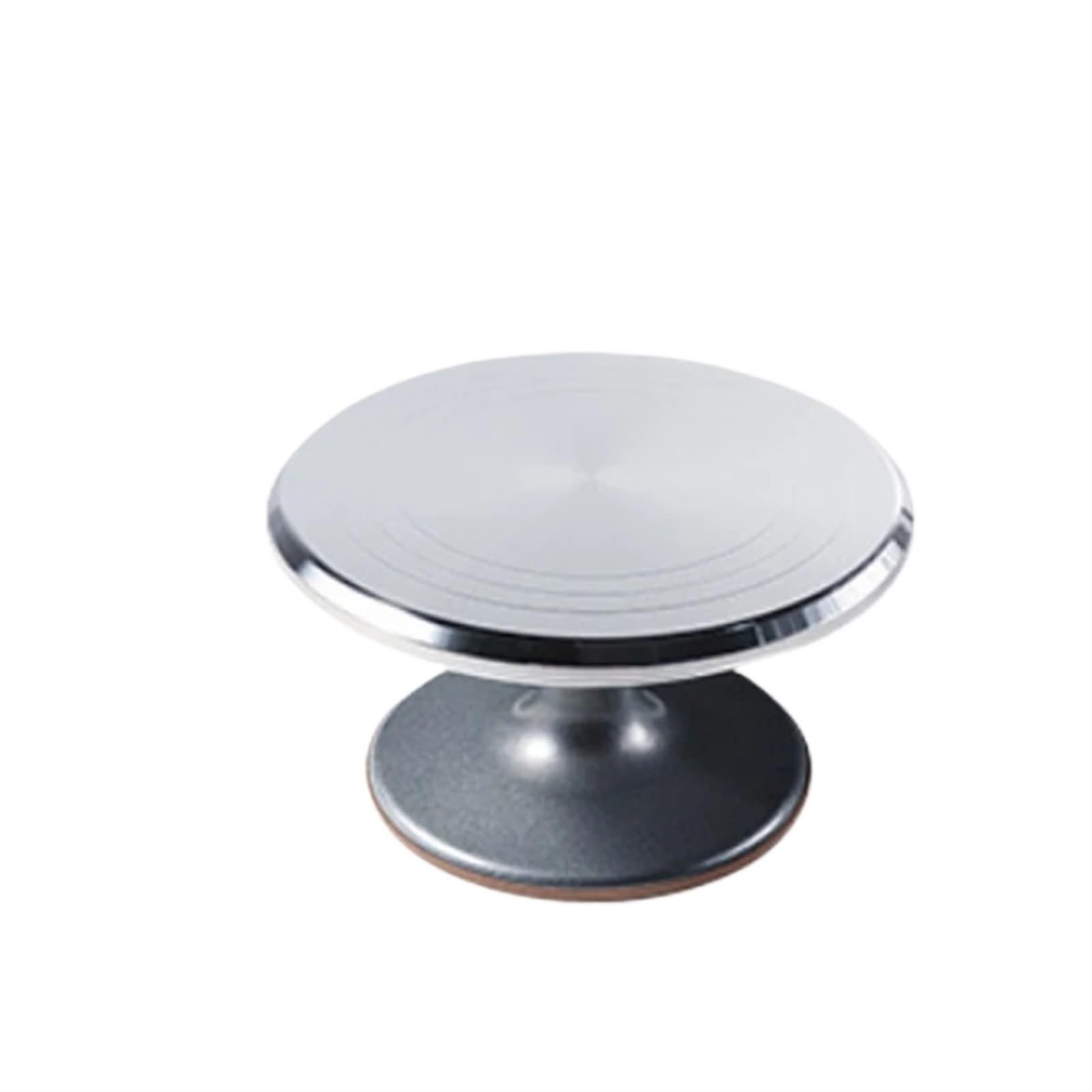 Plato giratorio para tartas Herramientas for hornear de 10 PULGADAS, plato giratorio aleación aluminio for tartas cumpleaños, cerámica plástico, vidrio, mesa montaje flores(10 inch black)