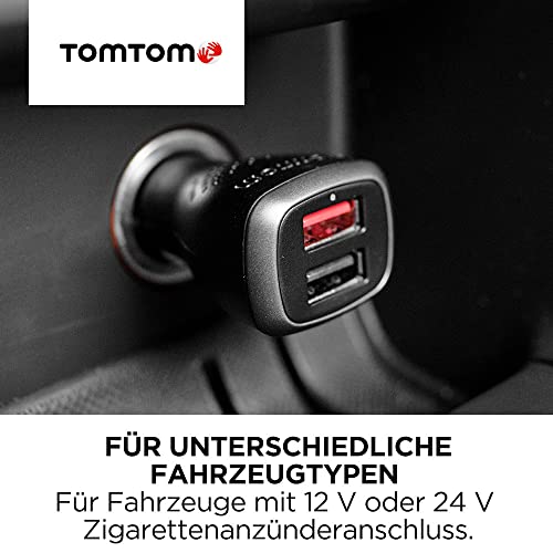 TomTom Duales USB Auto-Schnellladegerät, 2,4 A pro Anschluss, geeignet für alle TomTom Navigationsgeräte und weitere USB… - Image 5