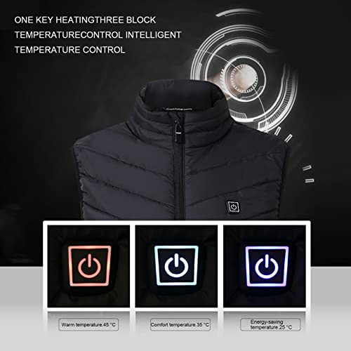 fantaxi USB elétrico aquecido quente segurança colete inteligente de outono e inverno masculino femi
