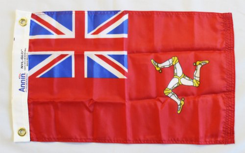Isle of Man (Red Ensign) - 12 in x 18 in Nylon World Flag