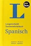  Langenscheidt Taschenwörterbuch Spanisch - Buch mit Online-Anbindung: Buch mit Online-Anbindung, Spanisch-Deutsch/Deutsch-Spanisch: ... (Langenscheidt Taschenwörterbücher)