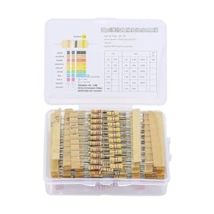 LUYING 300本 炭素皮膜抵抗器 抵抗セット カーボン抵抗器キット DIY 電子工作 300本 1/2W ±5% 10R-1M30種類..." 