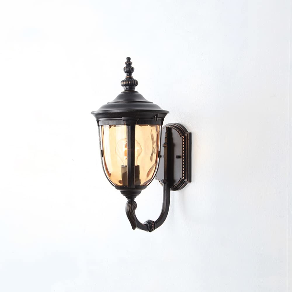 Lanterne d'extérieur en aluminium de 50 cm style européen moderne