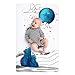 JumpOff Jo Cotton Mini Crib Sheet, Mama Bear Blue