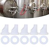 Tyenaza D-Kupplungs-Gasprüfung, Ventil-Bierleitungswaschdichtung, keine Leckage, geruchloses Bierfass-Kupplungszubehör, für Sankey-Kupplung