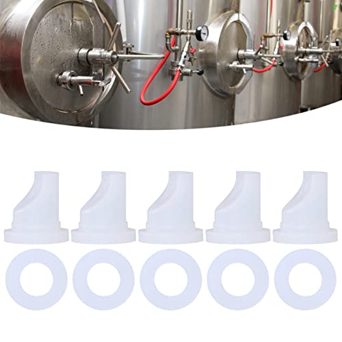 Miniatura 8 de Válvulas De Retención De Acoplador De Barril De Cerveza De 5 Piezas Y Juntas De Arandela De Cerveza De 5 Piezas, Juego De Herramientas De Junta De Válvula De Retención De Gas Acoplador En D