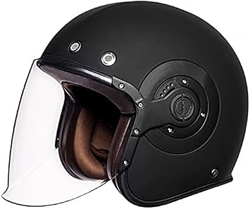 SMK Eldorado Casco Jet Schwarz : Amazon.it: Auto e Moto