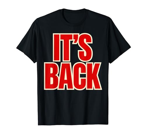 It's Back Fast Food Item Return Menu Comeback T�V���c