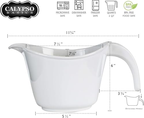 Bowl para mezclar con pico y base antideslizante miniatura 3