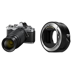 NIKON KIT Z FC + NIKKOR DX Z 16-50 mm VR Série Limitée + DX 50-250mm+Nikon Bague d’adaptation FTZ II JMA905DA Noir