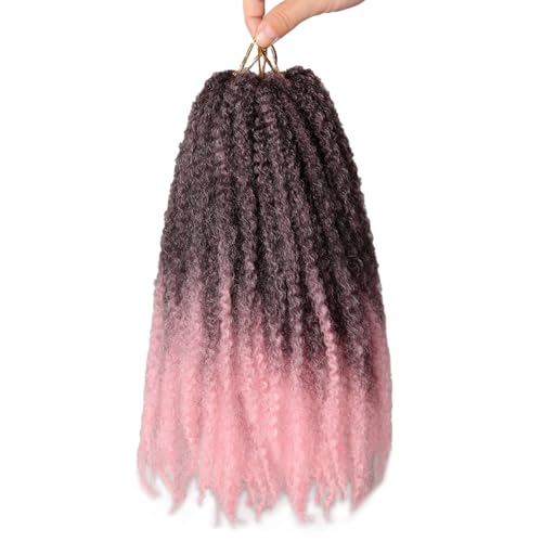 TUVOJALE Marley Twist Braiding Hair 14 inch Afro Kinky Curly