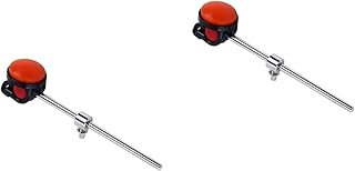 Toyvian 2piezas Martillo De Tambor De Silicona Para Percusión Accesorio Duradero y Resistente Para Pedales De Tambor Color Rojo