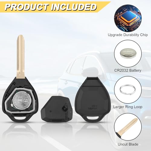 Key Fob Replacement for 2006-2011 Toyota RAV4/ 2008-2013 XB Car Keyless Entry Remote Control,HYQ12BBY 4D67 Chip,3 Buttons - Image 6
