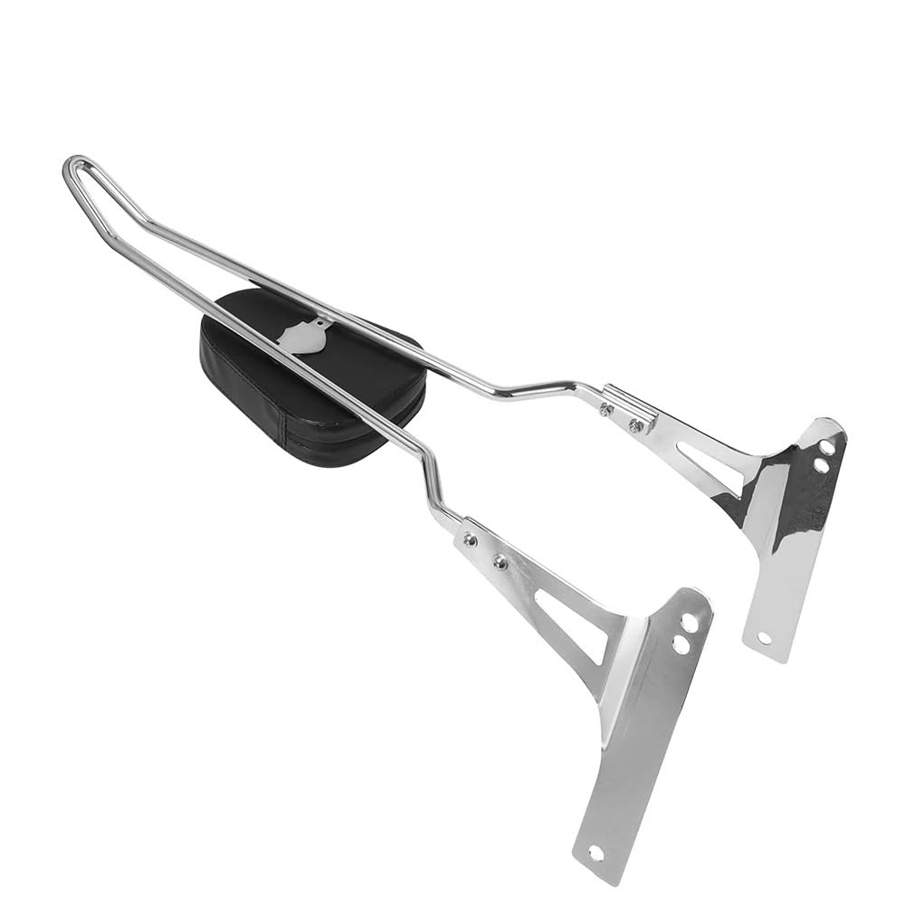 Zdejmowane oparcie motocykla Pasuje do Harley Dyna Street Bob FXDB FXD 2006-2017 motocykl oparcie pasażera Sissy Bar tylne siedzenie odpinany(Black)