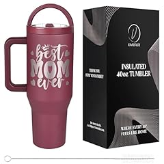 Best Mom Ever Logo - Cranberry