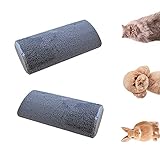 Pet Hair Remover - Pumice Stone for Dog Hair Removal,Cat Hair Remover Brush for Furniture,Couch and Carpet(2 Pack) Grey