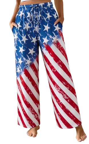 Image of X-Image Women Comfy Casual Pajama Pants with Pockets & Drawstring