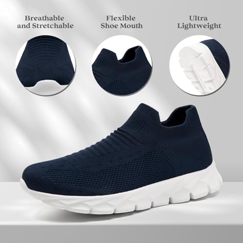 Image of Running Shoes for Men Womens Walking Tennis Gym Sneakers Slip On Comfortable Lightweight Athletic Workout Fashion Sports Shoes