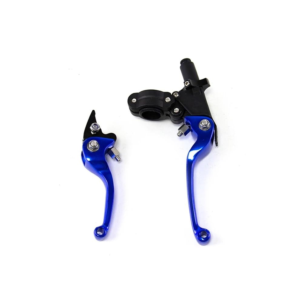 Vghkdfcfh Blue Motorcycle Clutch Lever 22Mm Universal Motorcycle Brake Clutch Levers For Cnc Asv Motorbike Door Handle For Crf Yz Yzf Xr Exc Klx Rmz 125 250 450 250R(Blue)