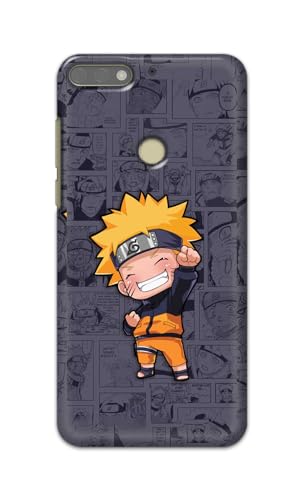 Image of PRINTFIDAA Printed Hard Back Cover Case for Honor 7C | Huawei Y7 Prime 2018 | Huawei Y7 2018 | Nova 2 Lite Back Cover (Famous Anime Cartoon Character) -112