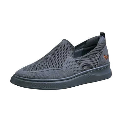 Image of Neeman's Elevate Unisex Slip-On Shoes | Lightweight Breathable Knit Sneakers with Cushioned TPR Sole | Comfortable Everyday Walking, College, Office & Travel Footwear