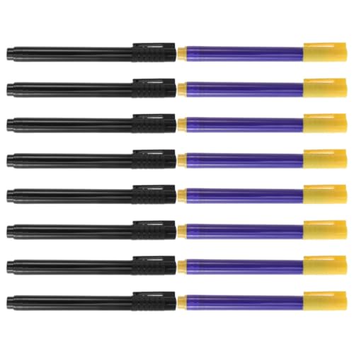 NUOBESTY 16pcs Money Detector Pens Counterfeit Bill Checker Markers Water-Based Ink Small Verification Pen for Cash Handling Shop Supplies and Business Use